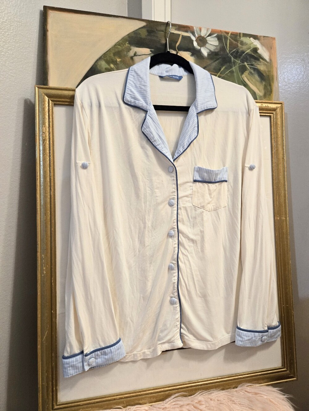Keleigh Teller Soft Viscose Long Sleeve Pajama Set Women's Size Small - Picture 5 of 9